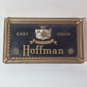Hoffman TV Easy Vision Name Plate Vintage 1950s 1960s Television Emblem